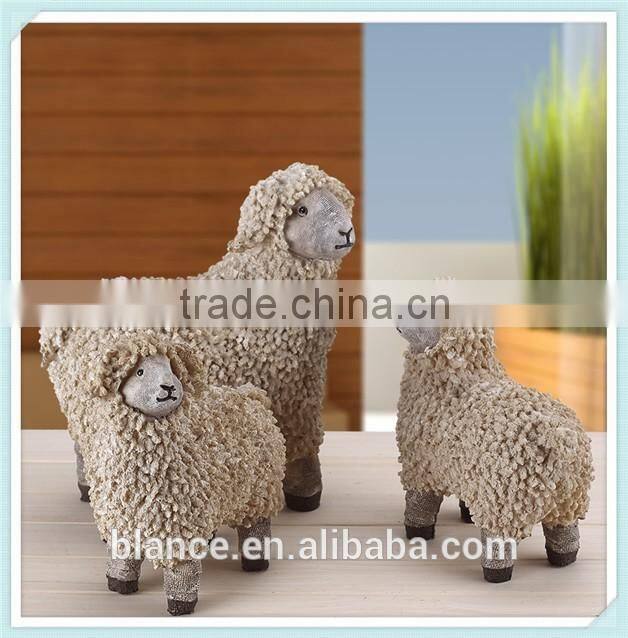 resin sheep figurine sheep statue for ornament
