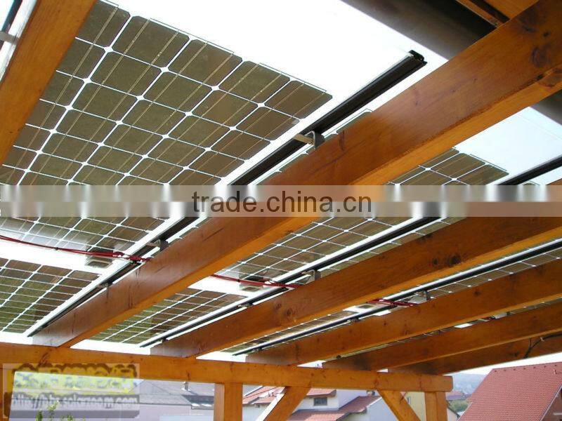 Chinese Best Transparent Solar Panel BIPV Solar Roof Tile