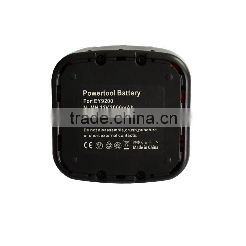 Wholesale OEM 12v 3.0Ah NI-MH Rechargeable Battery for Panasonic EY9200 EY9200B EY9201 EY9201B