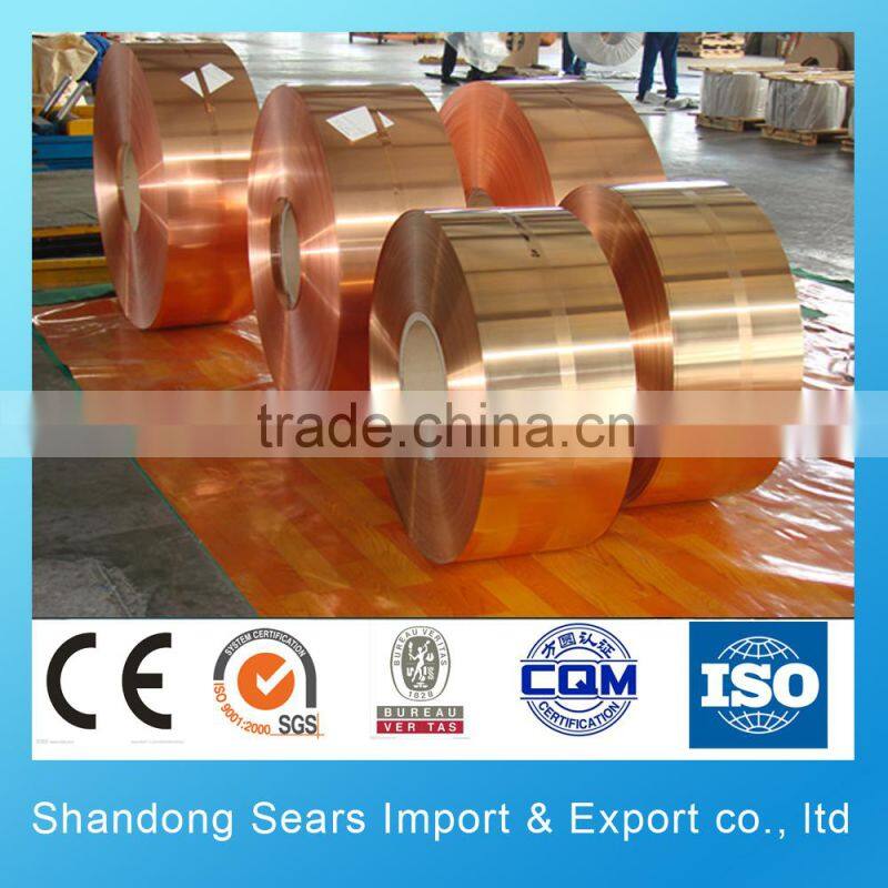 pancake coil copper tube / copper cooling coil C1020