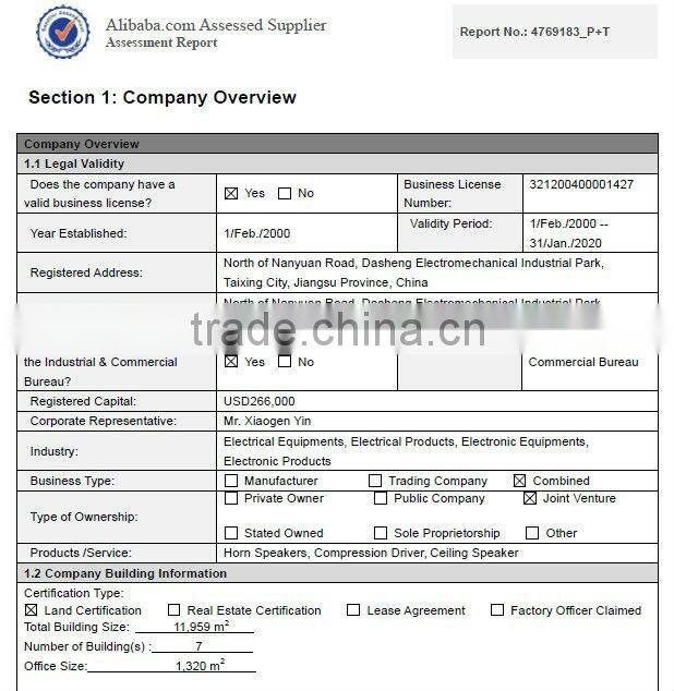 100/70V 30watts ABS wall-mounted speaker