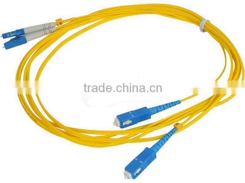 9/125 simplex sc/upc-lc/upc fiber optic patch cables