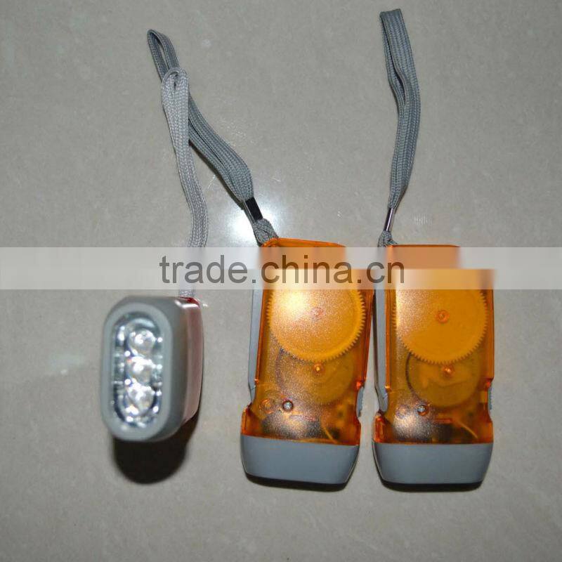 Hand Press Flashlight