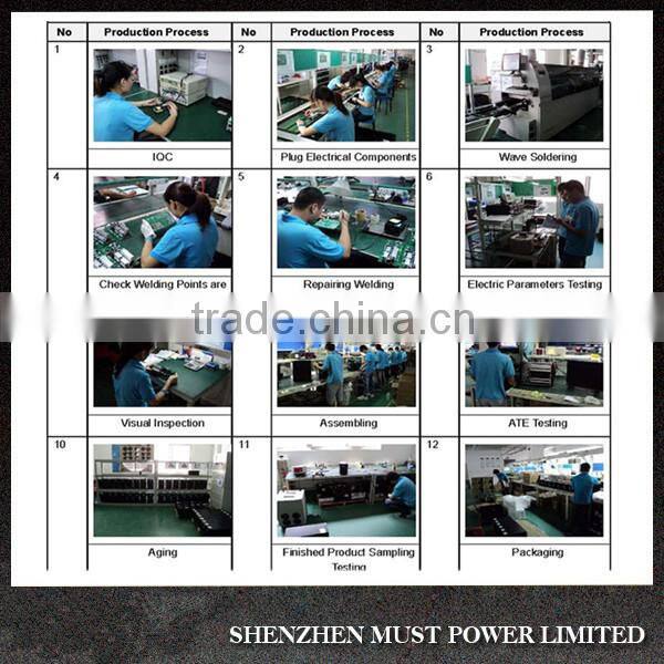 <MUST Solar> Hot! 45A mppt 12v with LCD monitor hybrid solar charge controller