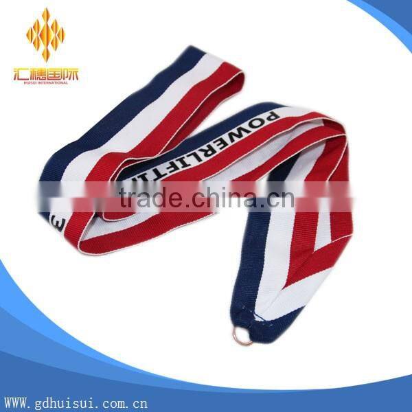 Top sale customized blank ribbon for medals without MOQ