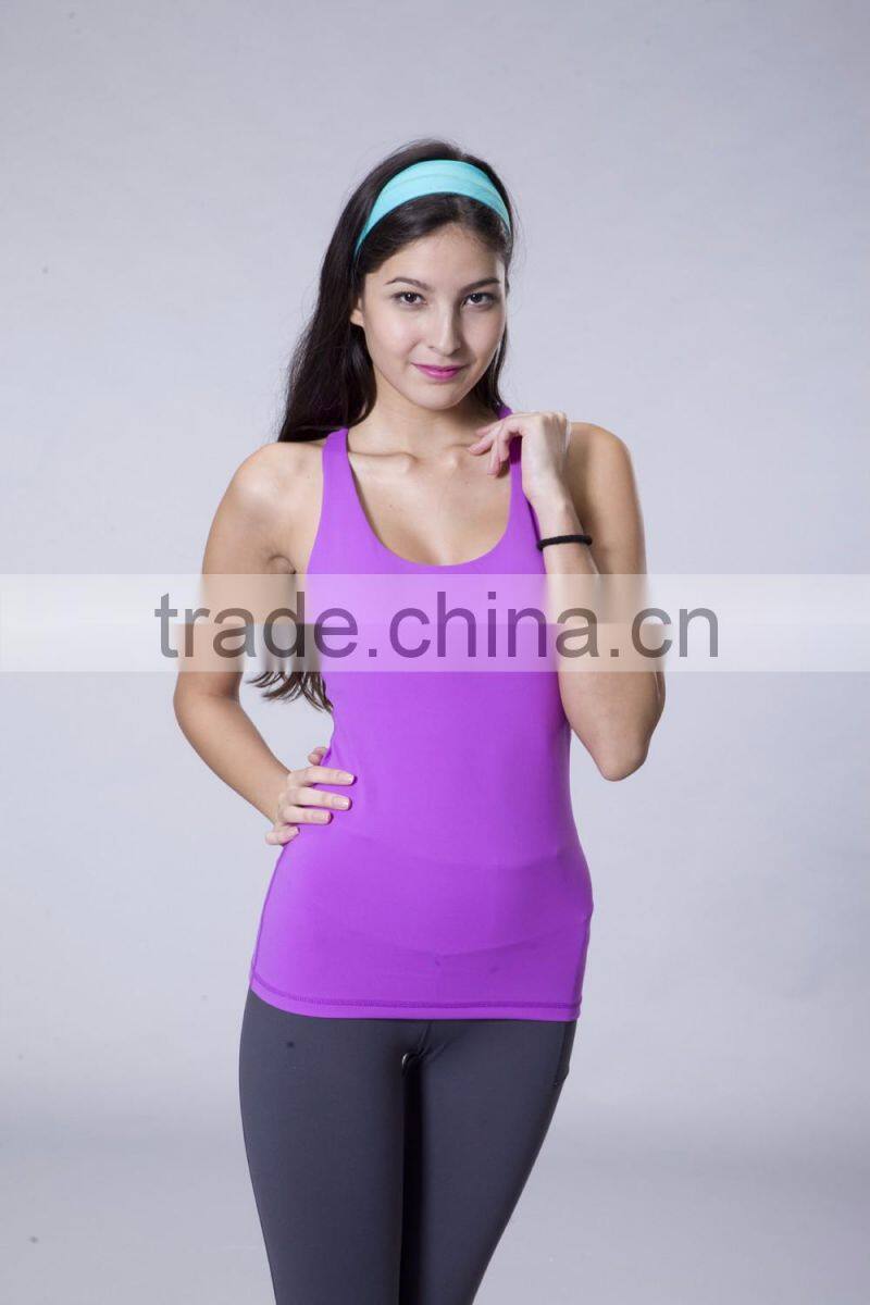 Private Label Custom Design Sexy Ladies Workout Tops Active Tank Tops