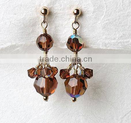 2016 Hot sale charming handmade crystal earrings