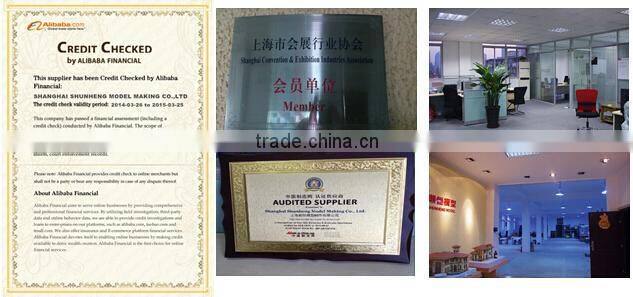 perfect lighting architectural 3D glass building model