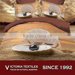 best ocean eyes pearl pattern 3d printed double bed quilt cover set