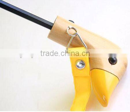 2017 fashion compact auto 2 fold wooden duck head handle umbrella