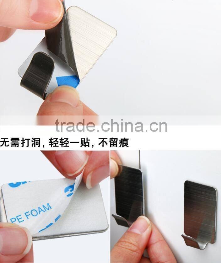 Steel adhesive hook and steel sticky hook