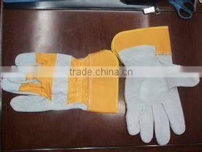 AB grade 707 work cow split leather working gloves/ safety gloves/ welding gloves