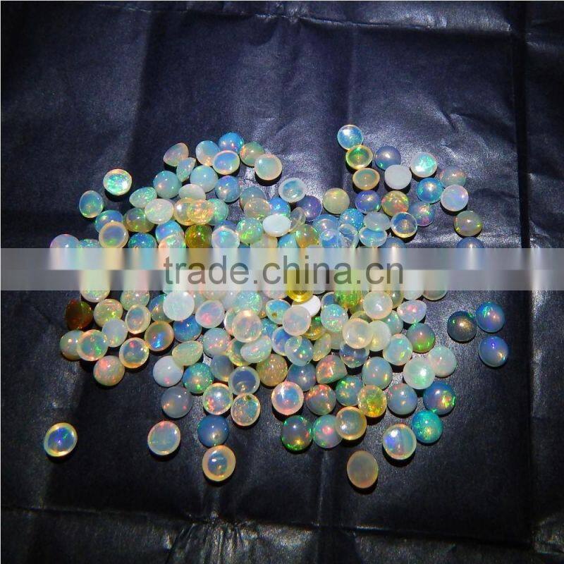 5mm NATURAL ETHIOPIAN OPAL NICE RAINBOW FIRE QUALITY LOT