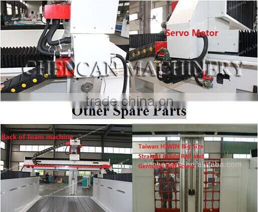China 4Axis 3D Foam/Wood Mould Carving CNC Machine CNC Router with 4th Rotary