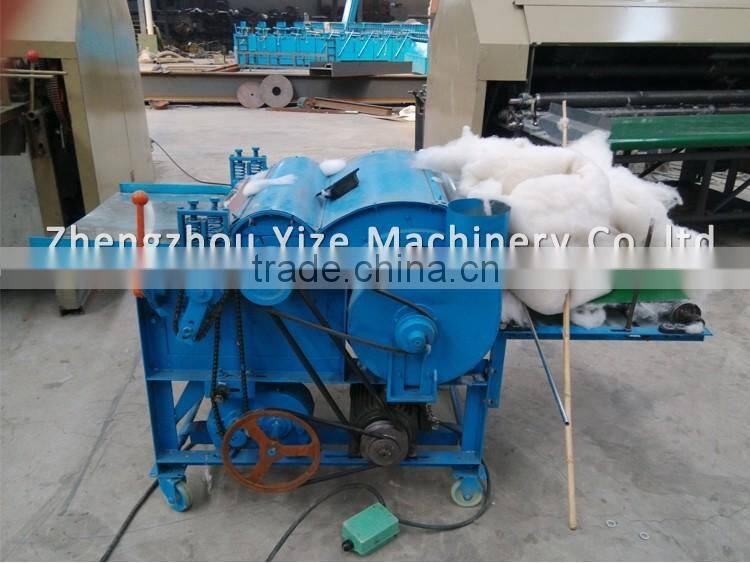 Trade Assurance Cotton Polyester Opening Machine Fiber Opener Machine Fabric Cloth Recycling Machine