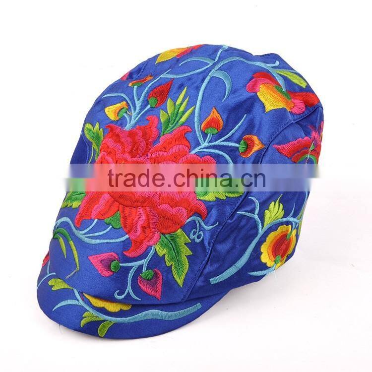 Luckybags manufacturer flower snapback hats custom embroidery snapback hats wholesale hip hop snapback