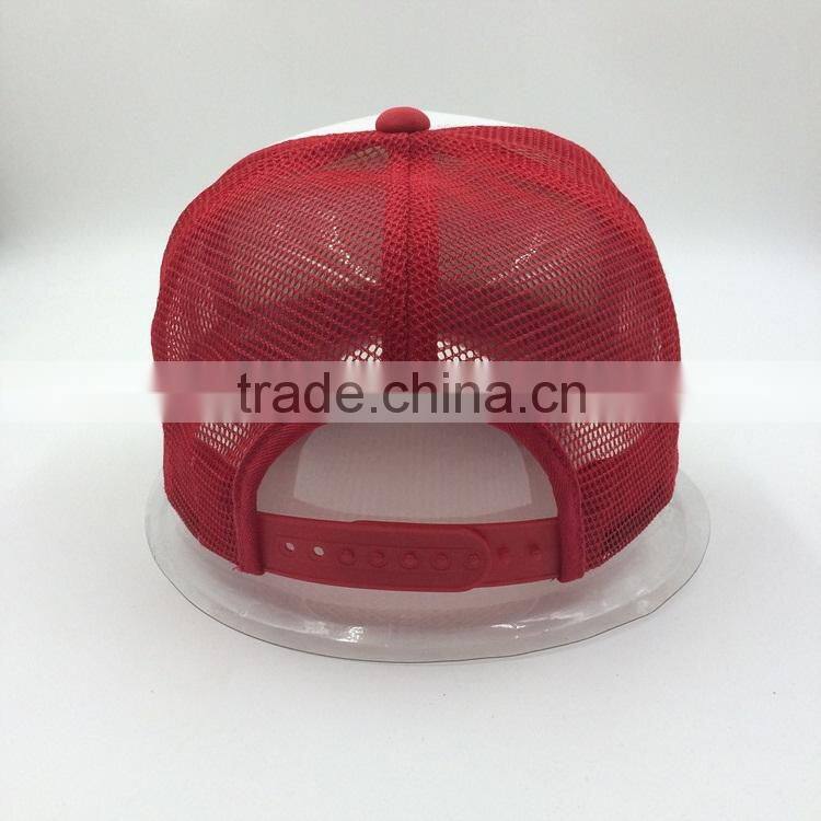 custom design your own logo 5 panel mesh trucker cap