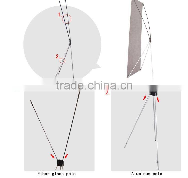 Display x frame banner stands