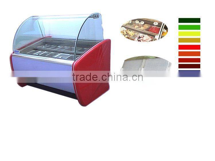 Hard ice cream freezer machine