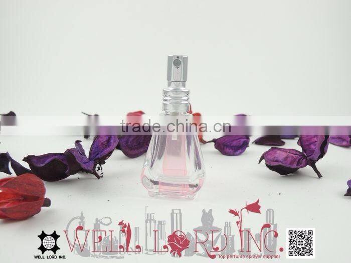 8ml high end pump sprayer clear glass bottle for travel carry