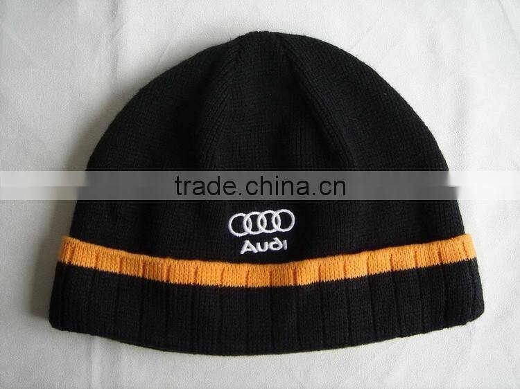 custom polar fleece beanie hat wholesale