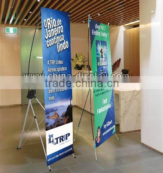 Table top mini display stand X banner