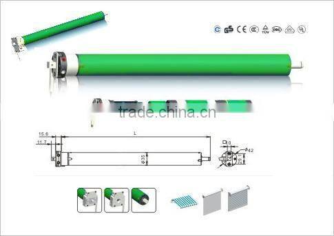 ac tubular motor with noiseless remote control