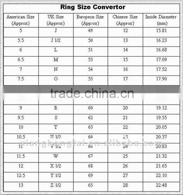 High quality stainless steel cubic zirconia engagement rings