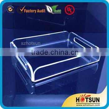 Customized wholesale lucite tray with high quality