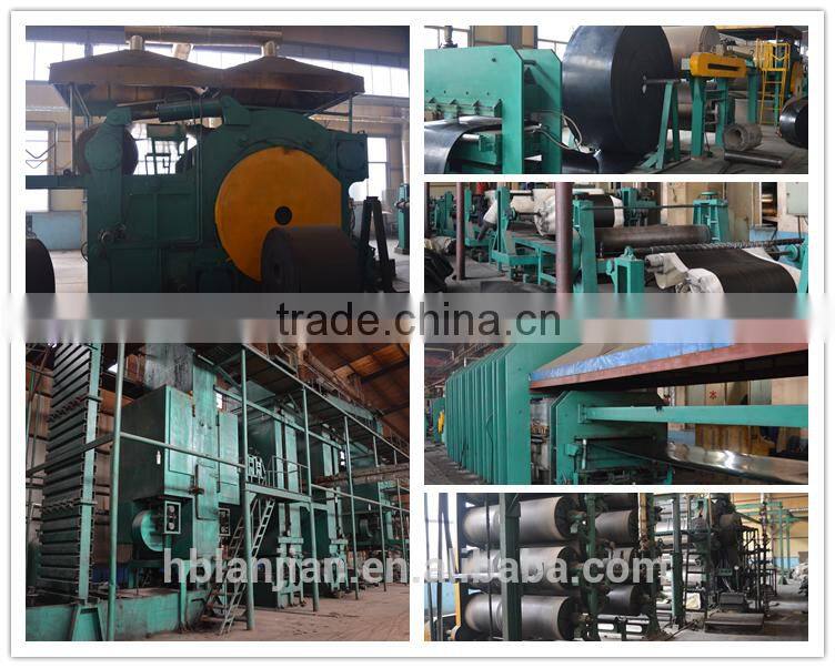 material conveying machine corrugated sidewall with cleat conveyor belt