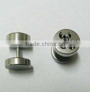 Fashion batman logo acrylic ear tunnels plugs jewelry body piercing jewelry