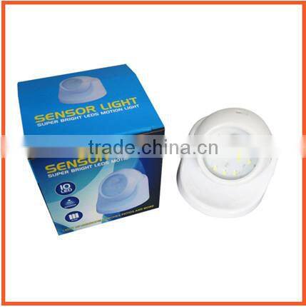 LED motion sensor lamp BDF, STR, FCT, NO PVC, Meet REACH, AZO free, ROHS, CE, etc