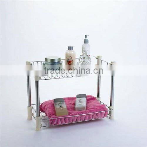 Stainless steel Bathroom commodity shelf(factory,low price)