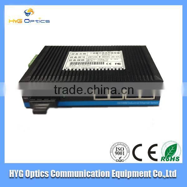 10/100M 1F 2E Industrial Fiber Media Converter