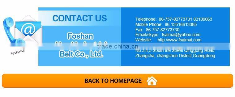 3mm high quality light duty pvc / pu conveyor belt for food