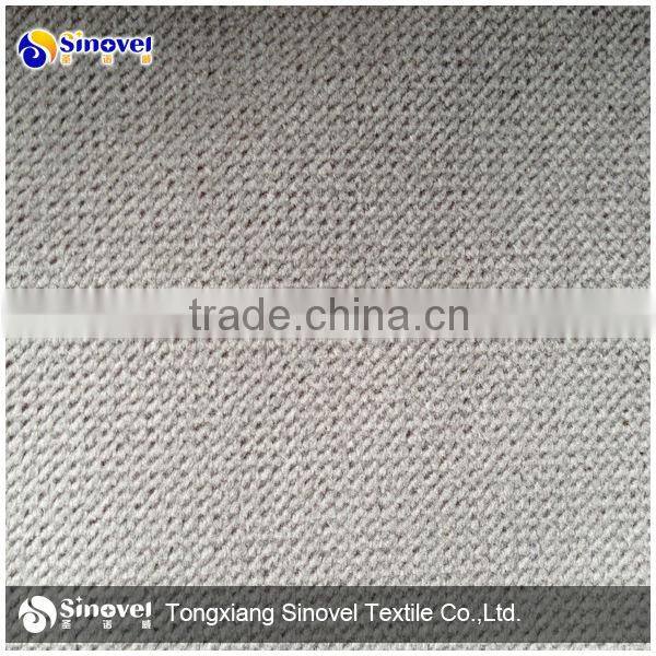 100% polyester twill velboa for sofa/velvet bonded TC for sofa