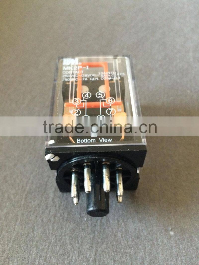 low power miniature intermediate relay MK2P 240VAC