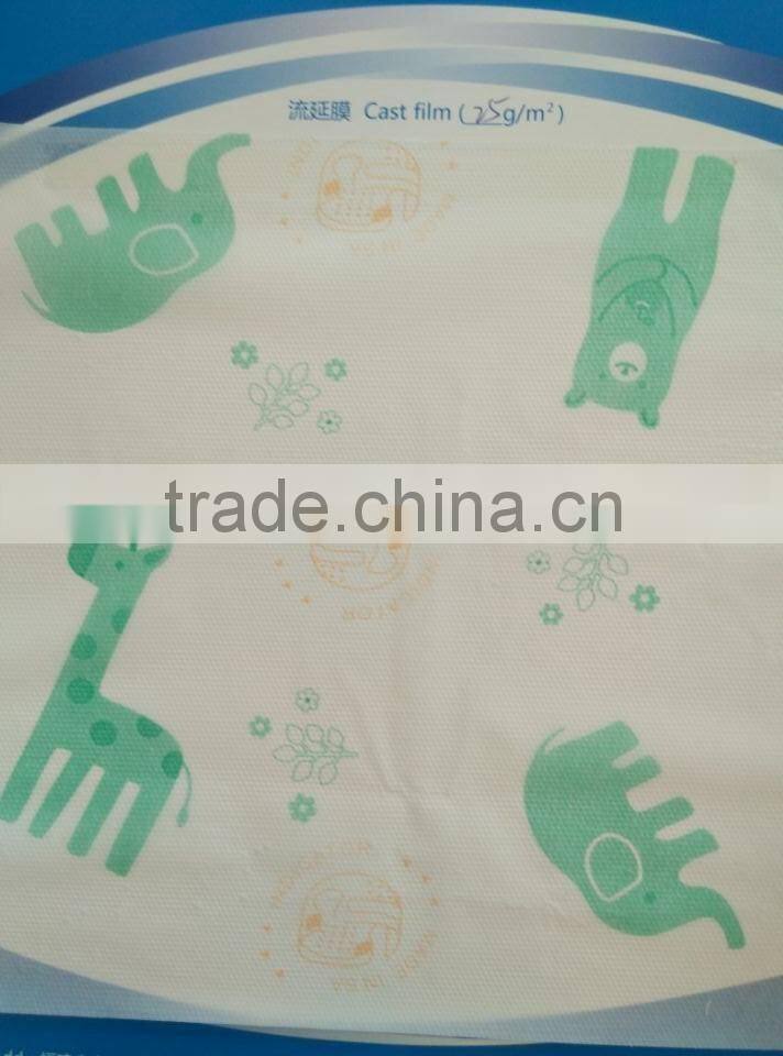 Babi diaper raw materi for baby diaper sanitary product produce