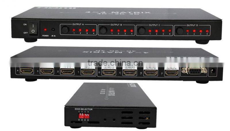Factory price 4x4 HDMI Matrix with EDID control