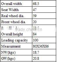 manual plastic detachable armrest and footrest wheelchair for sale