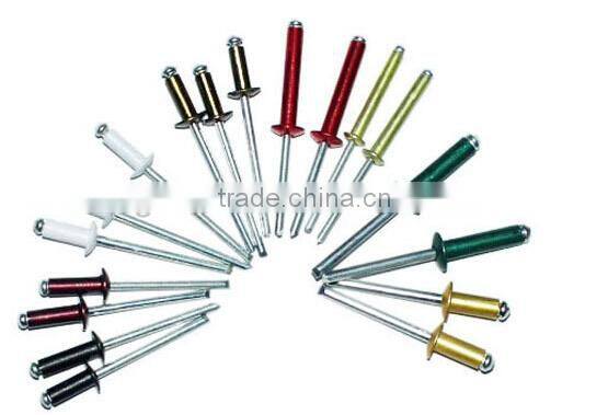 big cap aluminum blind rivets