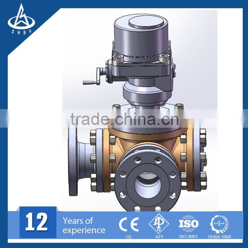 Factory API 3 way valve 1.6MPa,Ball valve