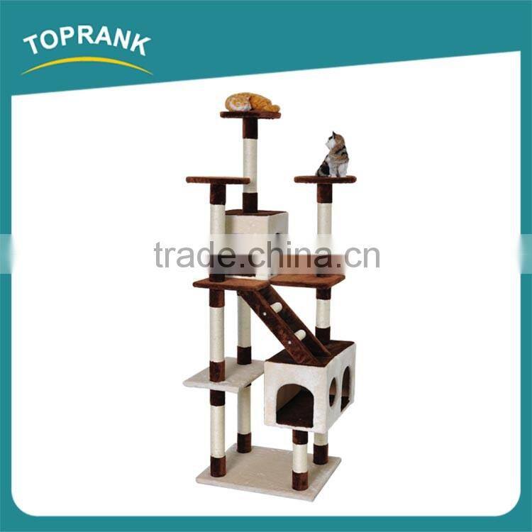 New design luxury handmade cat tree condo Cat Tree House for cats