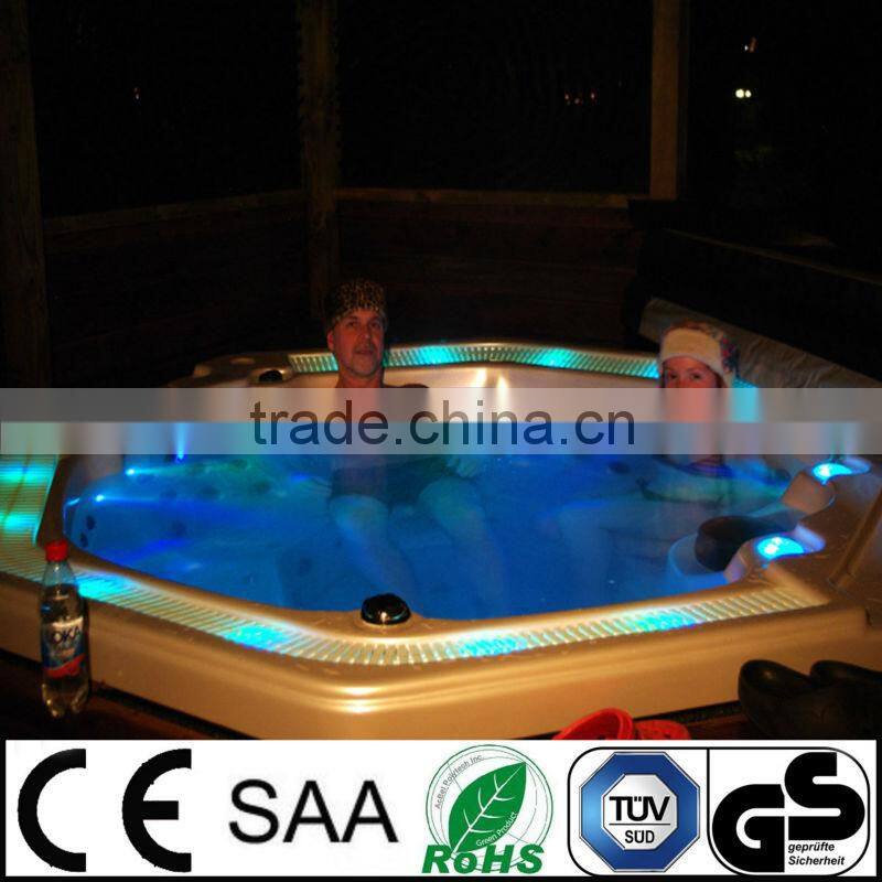 Useful Powerful Acrylic Hot Tub Balboa Spa Pool with DVD