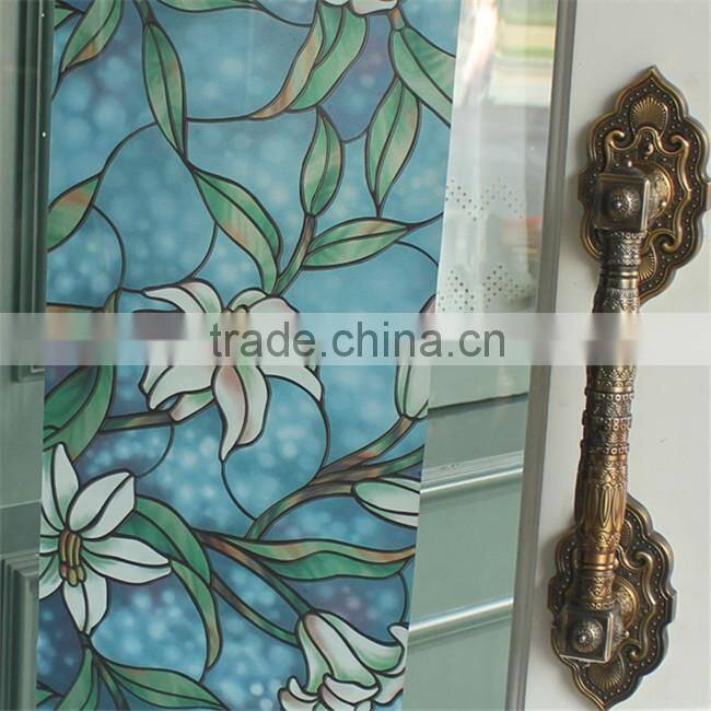 non adhesive pvc 3m frosted glass film