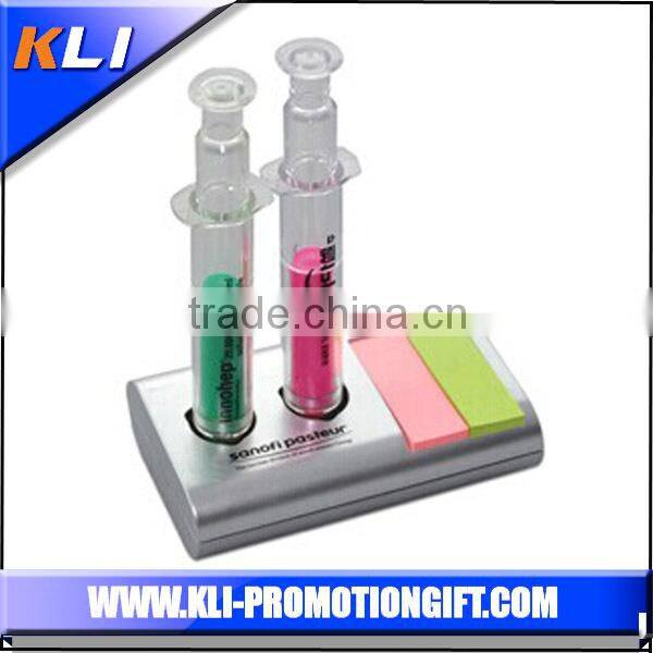 3 in 1 set capsule shaped retractable highlighter pens