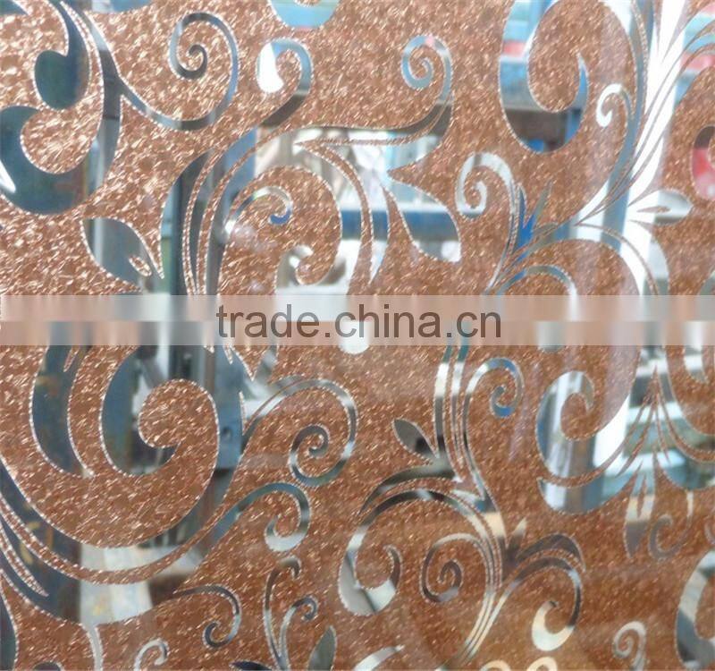 decorative art ice flower glass