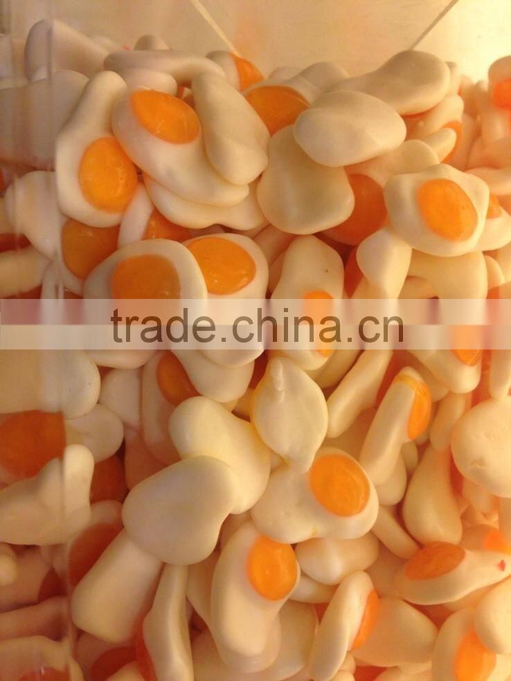 Hot Selling Lollies Eggs Shape Halal Gummy Candy