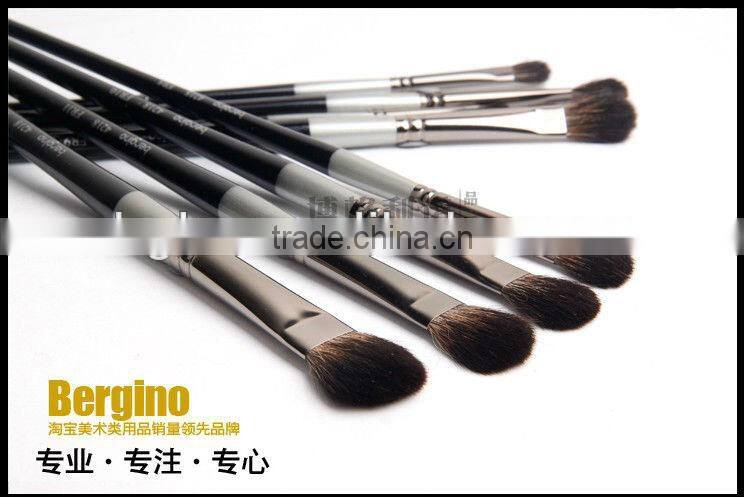 in stock BGN-4218 Bergino 1-12# professional raccoon hair brush artist for oil painting acrylic painting and gouache painting