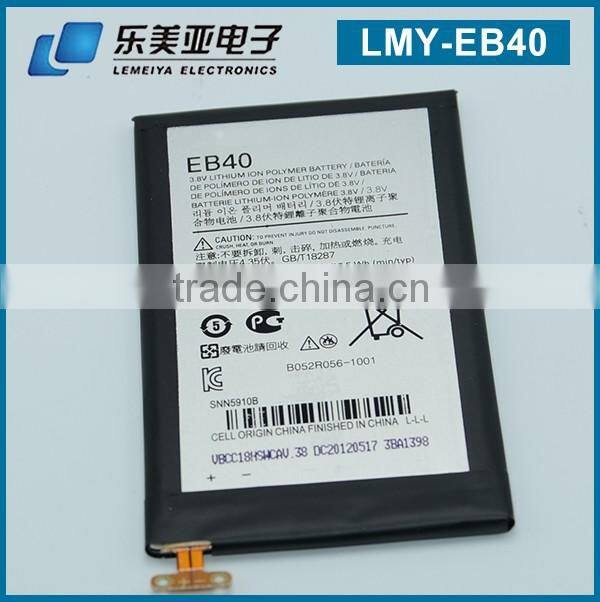 whlolesale charger real ORIGINAL Replacement EB40 Battery 3.8V Lithium Polymer 3200 mAh for moto battery